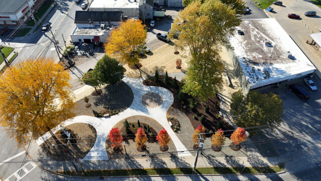 The Village of Middlefield has begun work on renovating the pocket park at the corner of North State Avenue and East High Street The Village of Middlefield has begun work on renovating the pocket park at the corner of North State Avenue and East High Street