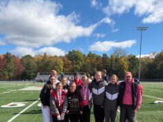 Red Devil girls, Badgers net CVC Valley Division cross country titles The Crestwood Red Devils girls' cross country team captured the Chagrin Valley Conference Valley Division banner with a team score of 27 points last Saturday morning at Hawken Upper School - Photo courtesy of Jim Schweickert