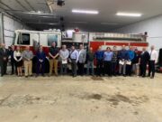 Hiram Township Swears in Fire Department Nicholas Bushek, Max Mclaury, Tierney Bryant, Don Bryant, Jacoby Behm, Adam Wracher, Jason Dailey, and Josh Wilde, Tom Matota Jr., Mason Mayoros, Jaden Bihari, Brady Delung, Kevin Sponaugle, Daniel Ritchie, Floyd Harris, Christopher Sanchez, and Jason Groselle were recently sworn in at the Hiram Township Fire Department - Photo by Stacy Turner
