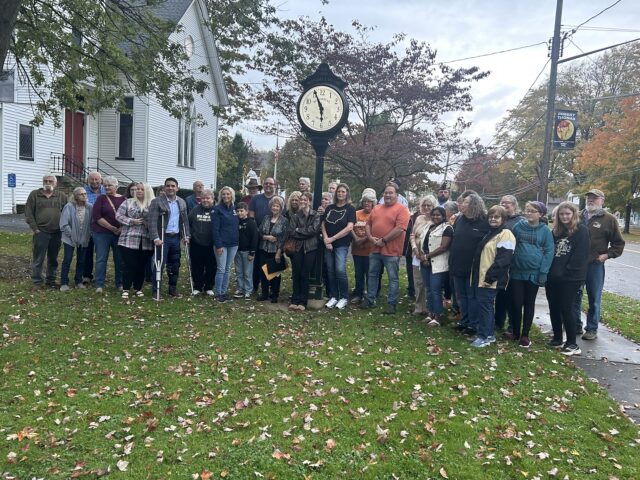 The Windham Historical Society held a special ceremony commemorating the historical projects that had been recently completed last Wednesday evening in Windham Township - Photo by Daniel Sherriff