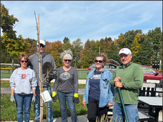TREE-Mendous! The G-H Rotary took part in a semiquincentennial celebration, planting an October Glory Maple and an Ohio Buckeye on JAG Campus last Monday